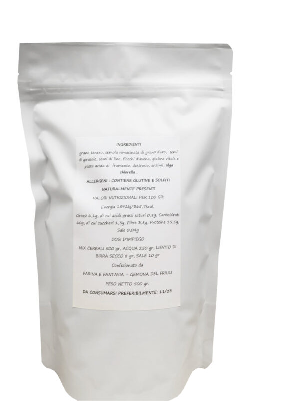 MIX CEREALI & CHLORELLA - 500g - immagine 2