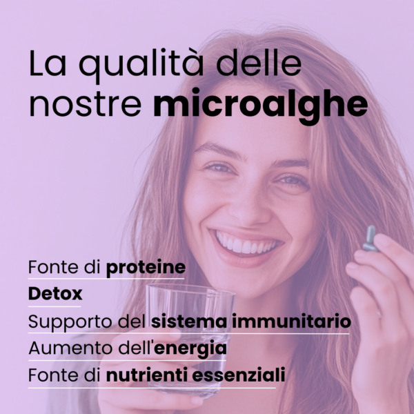 gambe lievi integratore qualità microalghe