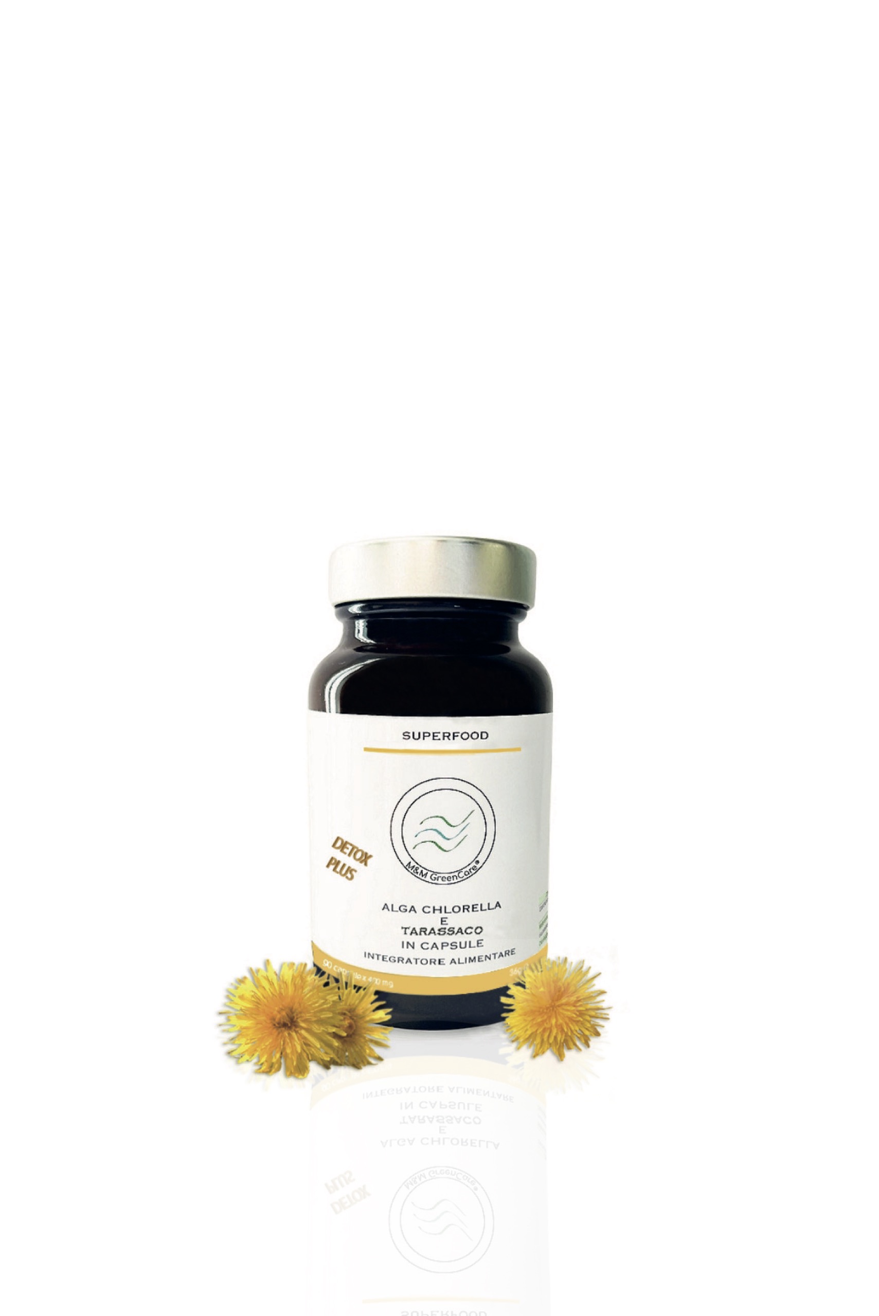 Alga Chlorella e Tarassaco in capsule